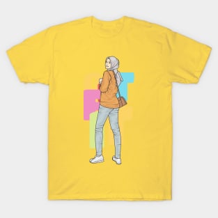 Girl In Yellow Outfit T-Shirt